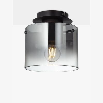 John Lewis Brilliant Lighting Beth Semi Flush Light, Black