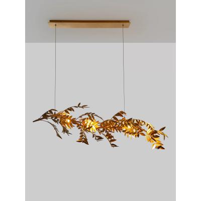 John Lewis John Lewis & Partners Leaves Bar Ceiling Light, Gold