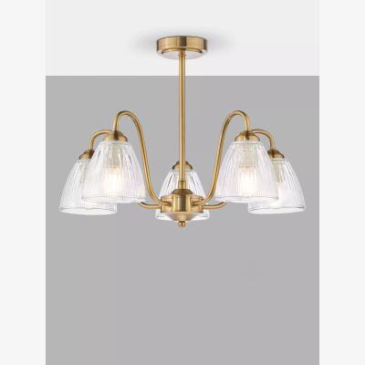 John Lewis Där Glynis 5 Arm Semi Flush Ceiling Light