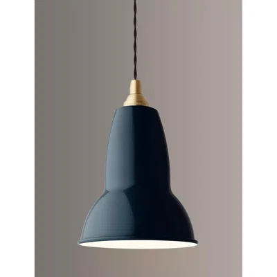 John Lewis Anglepoise 1227 Brass Ceiling Light, Ink