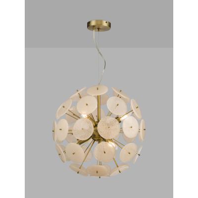 John Lewis John Lewis & Partners Atomic Glass Ceiling Light, Antique Brass