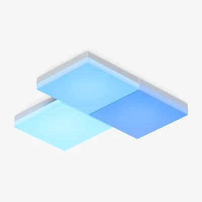 John Lewis Nanoleaf Skylight Smart Modular Ceiling Light Starter Kit, 3 LED Panels