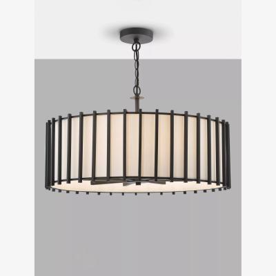 John Lewis Där Cagliari 8 Bulb Pendant Ceiling Light, Black
