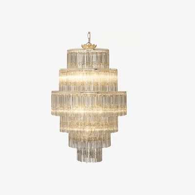 John Lewis John Lewis & Partners Athenea Chandelier Ceiling Light, Smoke/Clear