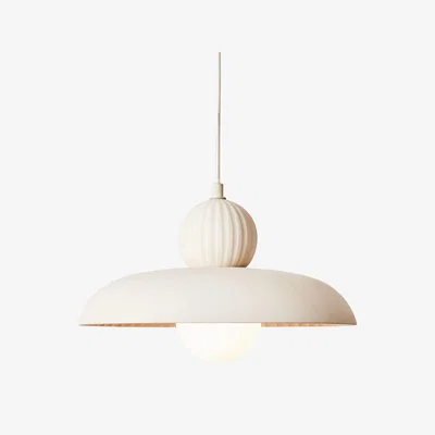 John Lewis MADE Eliya Pendent Ceiling Light, White