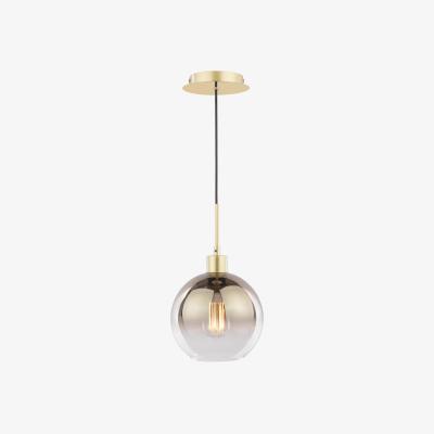 John Lewis Där Lycia Mirror Pendant Ceiling Light, Gold Ombre