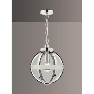 John Lewis Där Heath Ceiling Light, Polished Nickel