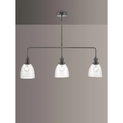 John Lewis Där Arvin Bar Ceiling Light, Antique Chrome
