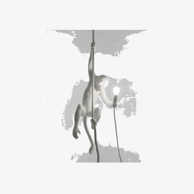 John Lewis Seletti Hanging Monkey Pendant Light, White