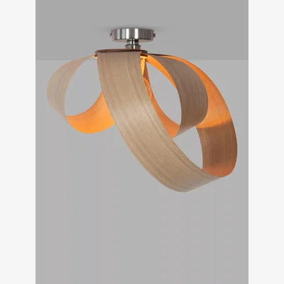 John Lewis Tom Raffield Verso Flush Ceiling Light