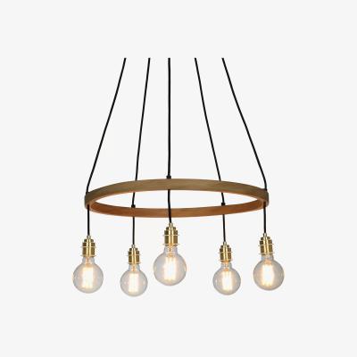 John Lewis Tom Raffield Kern Large Pendant Ceiling Light, Solid Oak