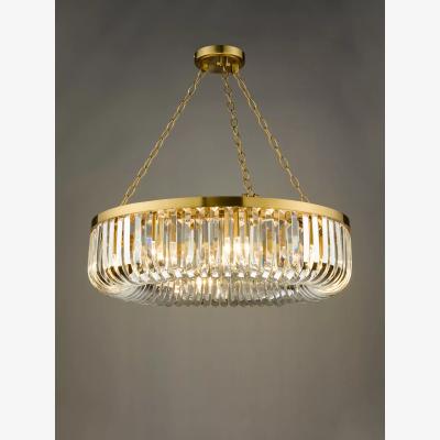 John Lewis Där Sigourney Crystal Pendant Ceiling Light, Gold