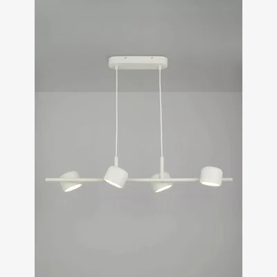 John Lewis John Lewis 4 Spotlight LED Pendant Ceiling Pivot Bar, Greige