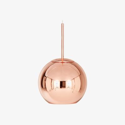 John Lewis Tom Dixon Copper Round Ceiling Light, Dia.25cm