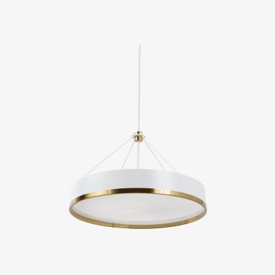 John Lewis Pure White Lines Moscow Large Drum Pendant Ceiling Light
