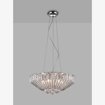 John Lewis Impex Carlo 6 Light Flush Ceiling Light Cloned, Gold