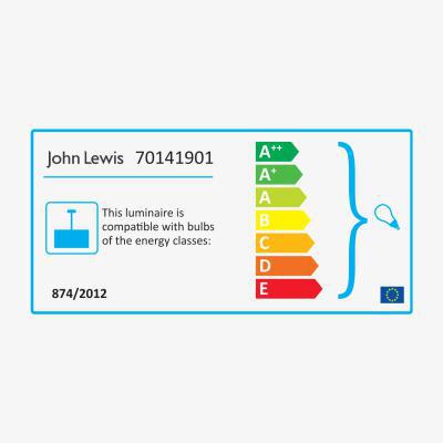 John Lewis John Lewis & Partners Harmony Small Ribbon Ceiling Light