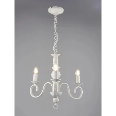 John Lewis John Lewis & Partners Carlita 3 Arm Ceiling Light, White
