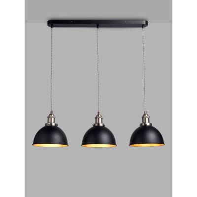 John Lewis John Lewis & Partners Baldwin 3 Pendant Diner Ceiling Light