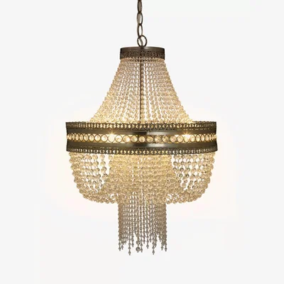John Lewis John Lewis & Partners Lucia Crystal Chandelier, Crystal/Clear