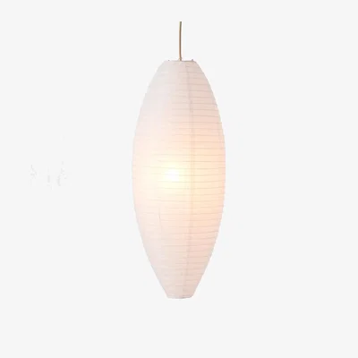 John Lewis John Lewis ANYDAY Easy-to-Fit Oval Paper Ceiling Shade, White