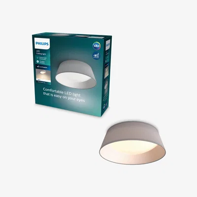 John Lewis Philips Dawn CL258 LED Ceiling Light, Grey