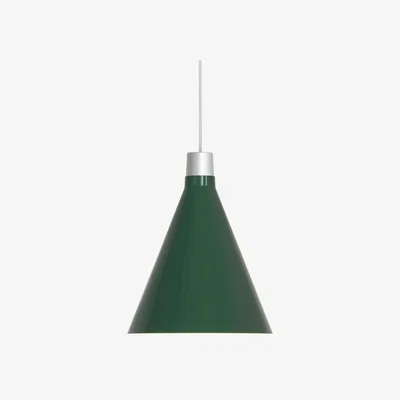 John Lewis tala Bower C220 Pendant Ceiling Light, Dark Green