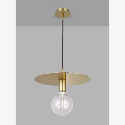 John Lewis Swoon Collins Top Hat Pendant Ceiling Light, Gold