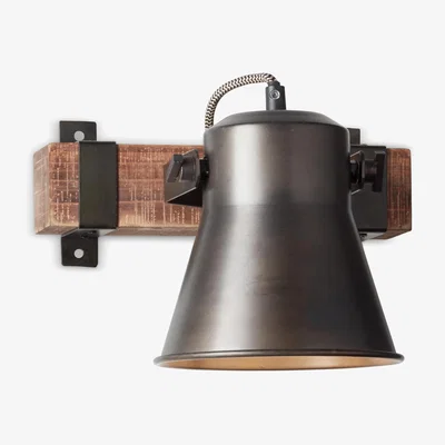 John Lewis Brilliant Lighting Plow Single Wall Spotlight