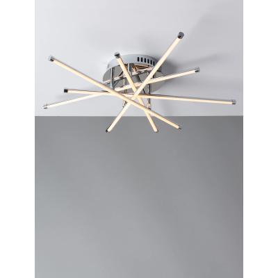 John Lewis John Lewis & Partners Nest LED Semi Flush Ceiling Light, Chrome