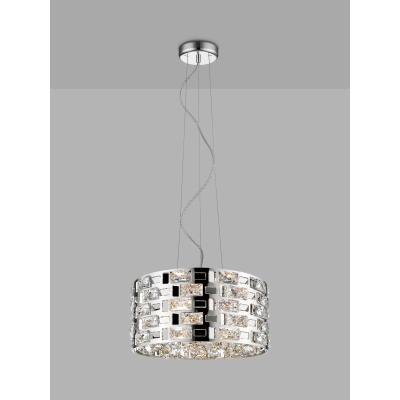 John Lewis Impex Lola Crystal Ceiling Light, Medium