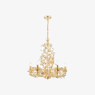 John Lewis English Heritage Audley End 6 Light Tole Chandelier Ceiling Light, Gold