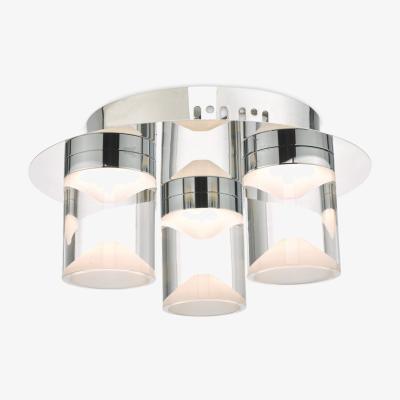 John Lewis Där Susa LED Semi Flush Ceiling Light, Polished Chrome