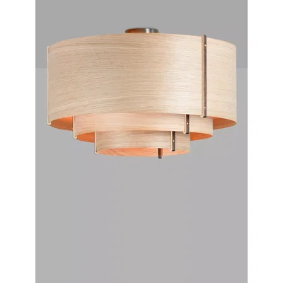 John Lewis Tom Raffield Leven Flush Ceiling Light