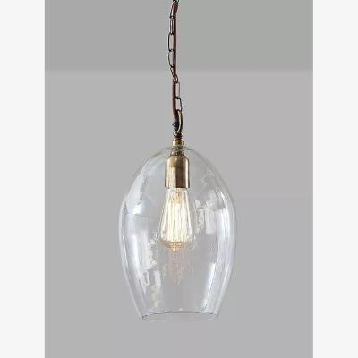 John Lewis Nkuku Otoro Oval Glass Pendant Light