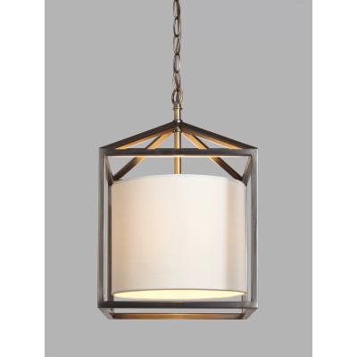John Lewis John Lewis & Partners Boundary Ceiling Light, Brass/Pewter