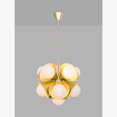 John Lewis John Lewis Origami 11 Pendant Light, Brass