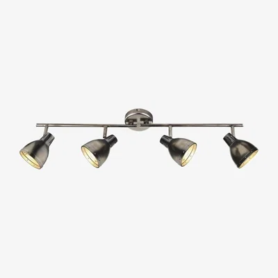 Knees Dar Lighting OSA8461 Osaka 4 Light Bar Antique Chrome