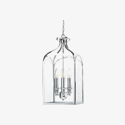Knees dar lighting Sen0350 Senator 3 Light Pendant Polished Chrome