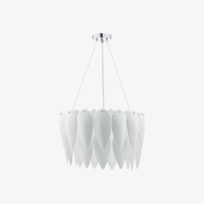 Knees dar lighting Phi032 Phillipa 3 Light Pendant White Ceramic