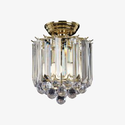 Knees Fargo 2 Light Flush Ceiling Light - Antique Brass