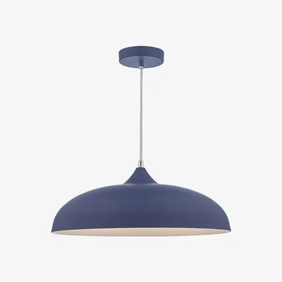 Knees Dar Lighting KAE0123 Kaelan 1lt Pendant Blue and White
