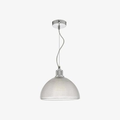 Knees dar lighting Cyt0108 Cytheria 1 Light Pendant Chrome And Clear Glass