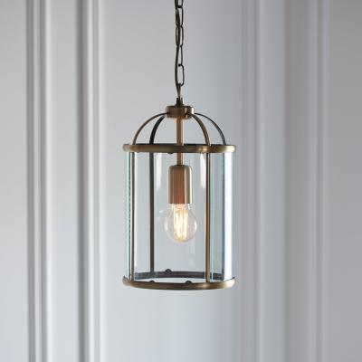 Knees Lambeth Pendant Light - Antique Brass