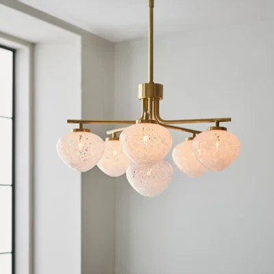 Knees Mali 6 Pendant Light - Satin Brass