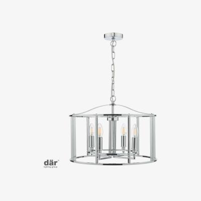 Knees dar lighting Myk0450 Myka 4 Light Pendant Polished Chrome