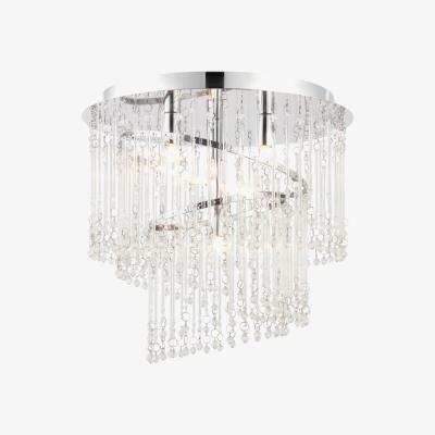 Knees Bugiri 4 Light Flush Ceiling Light - Chrome