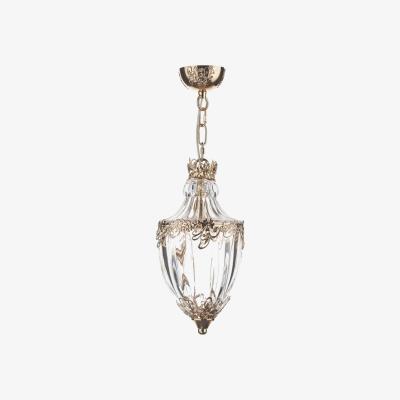 Knees dar lighting OTT0135 Ottoman 1 Light Pendant French Gold