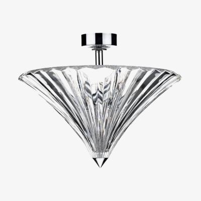 Knees dar lighting ARD5350 Ardeche 3 Light Flush Polished Chrome