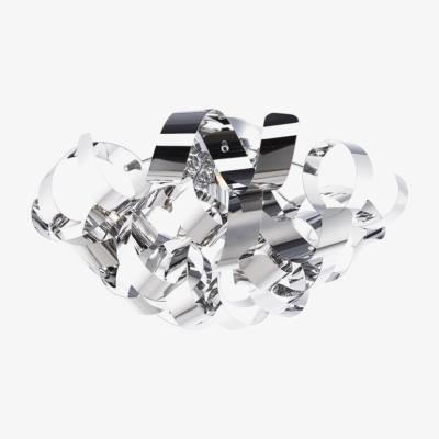 Knees dar lighting RAW0455 Rawley 4 Light Flush Polished Chrome